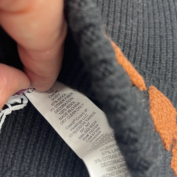 Coach Boxed Merino Wool Beanie - Picture 3 of 6